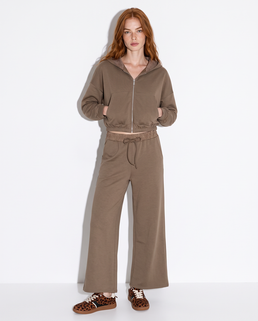 Tie-waist trousers - Grey