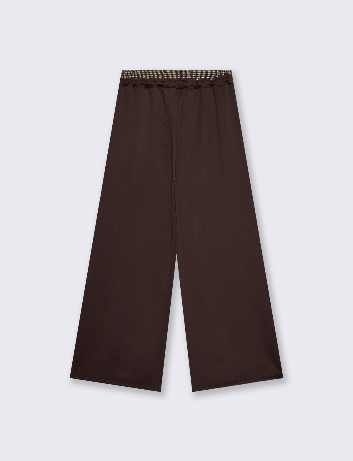 Pantaloni con laccio in vita - Moro