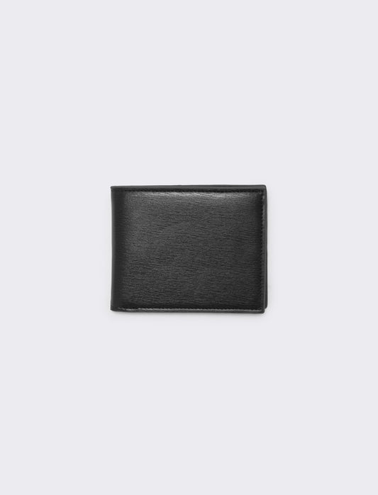 Elegant and practical saffiano wallet - Black