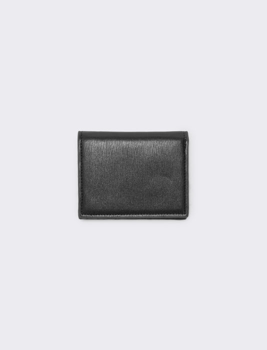 Sleek Saffiano Wallet Elegant - Black