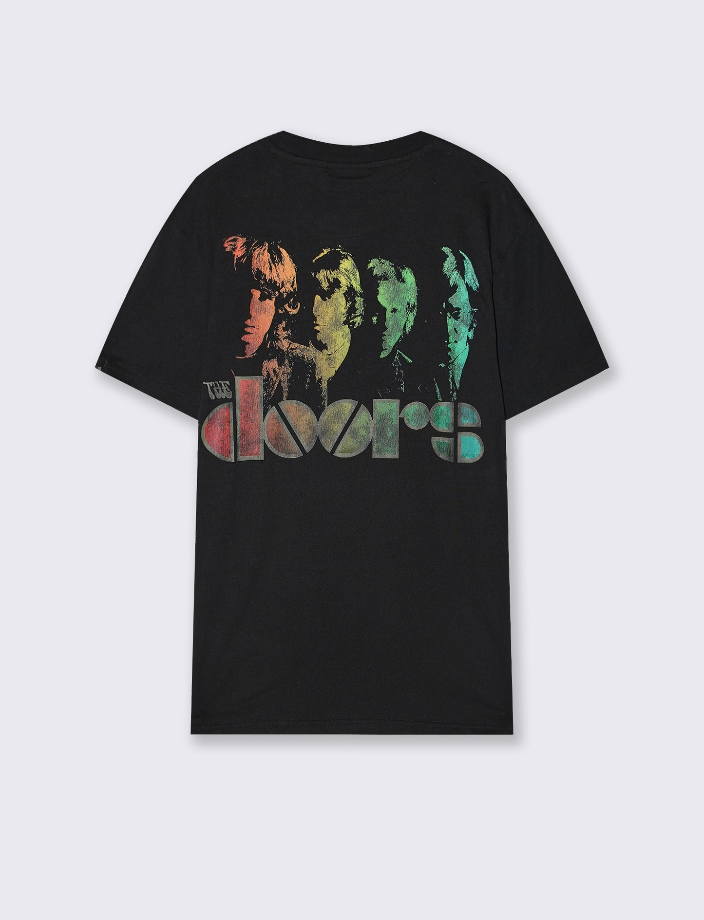 T-shirt The Doors con stampa esclusiva - Nero