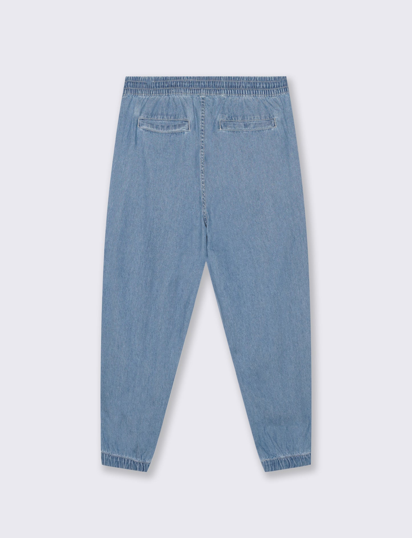 Jeans Chino Jogger Leggero e Slavato - Denim