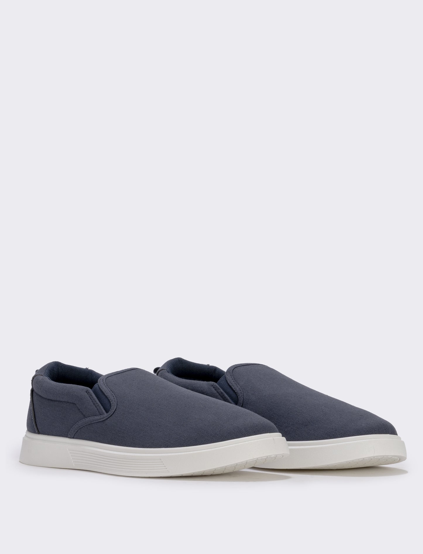 Men's canvas slip-ons, two colors - Blue