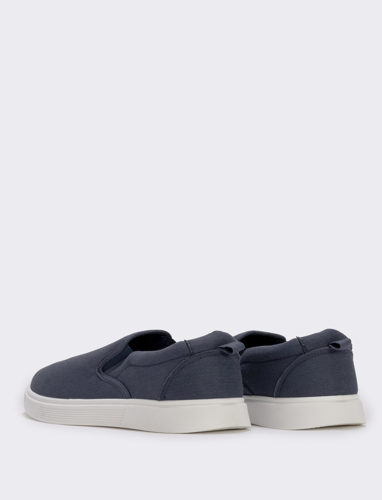 Men's canvas slip-ons, two colors - Blue