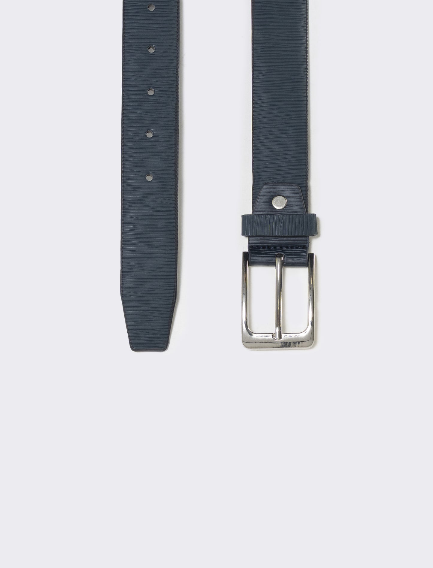 Cintura fusto rigato elegante e versatile - Blu