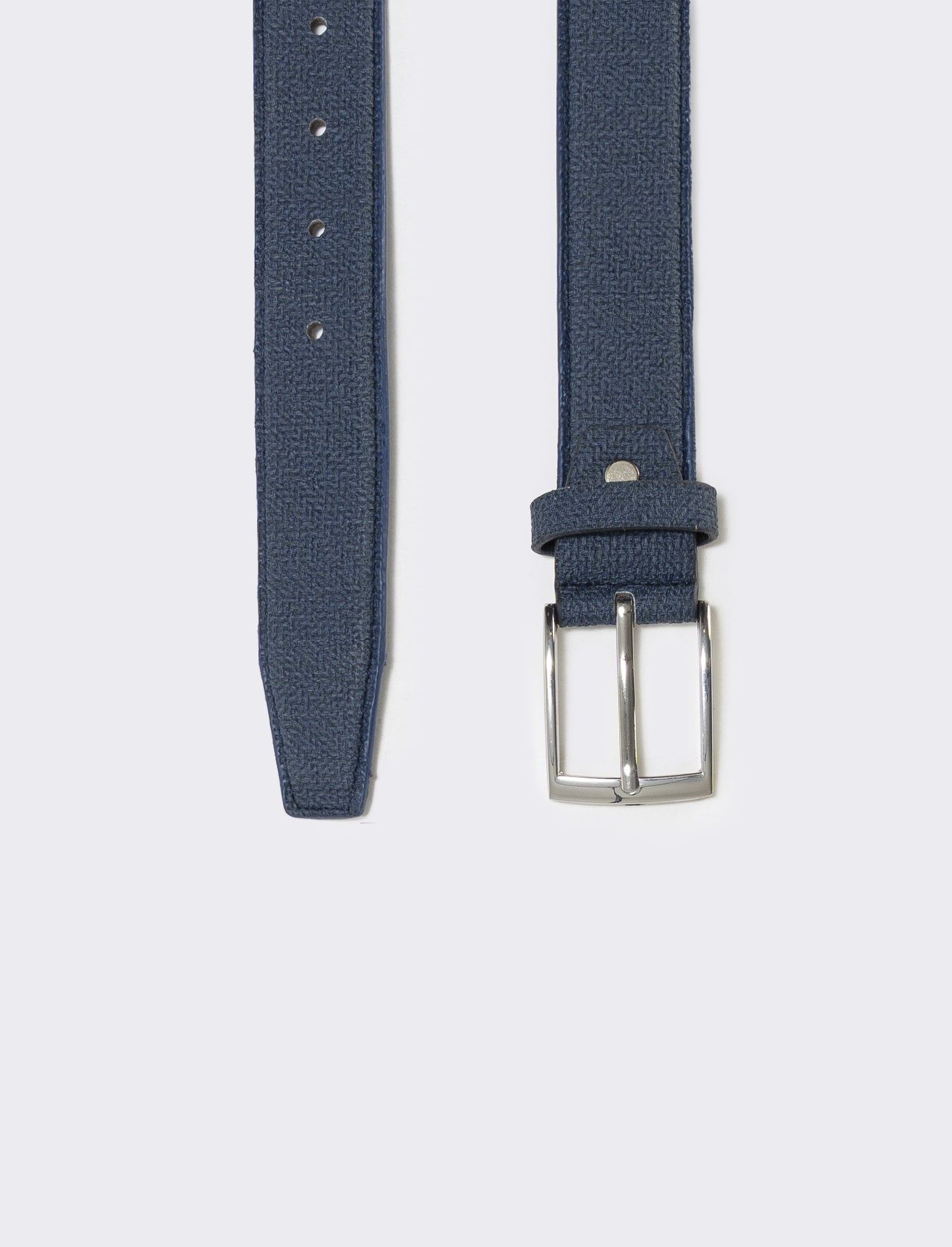 Structured waist belt, elegant and versatile - Blue