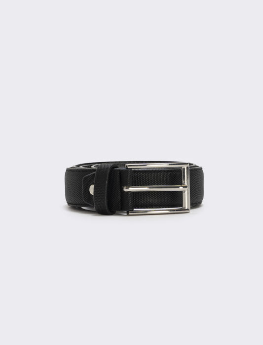 Versatile and Practical Basic Belt for Men - Black