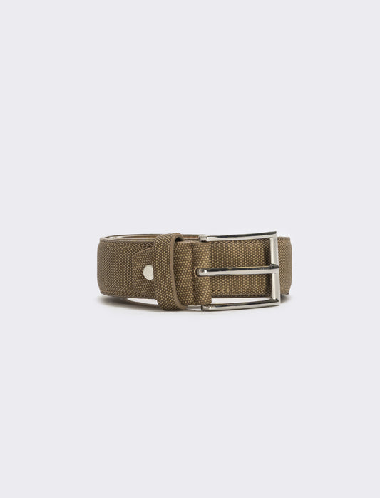 Versatile and Practical Basic Belt for Men - Beige