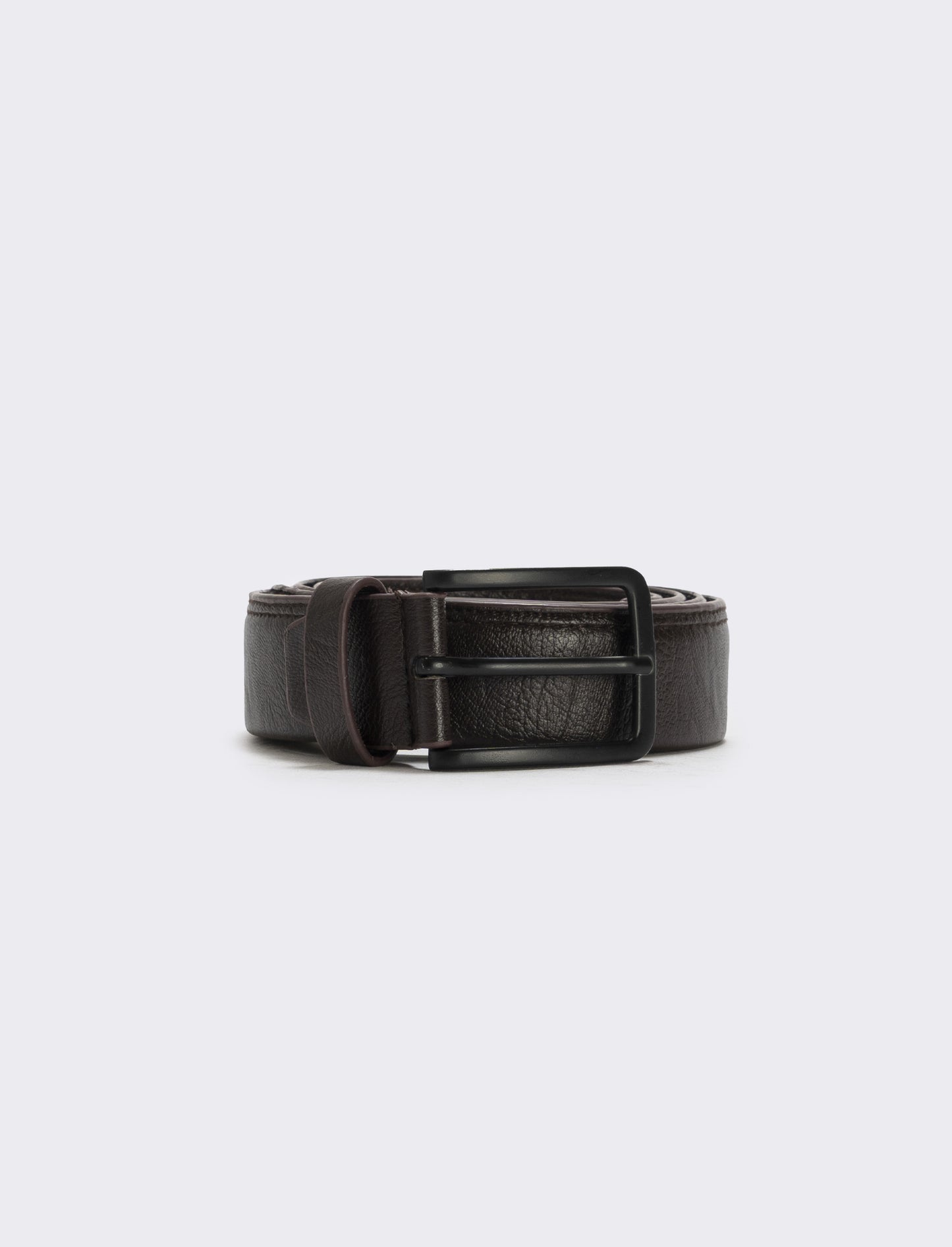 Smooth belt for men, elegant and versatile - Brown