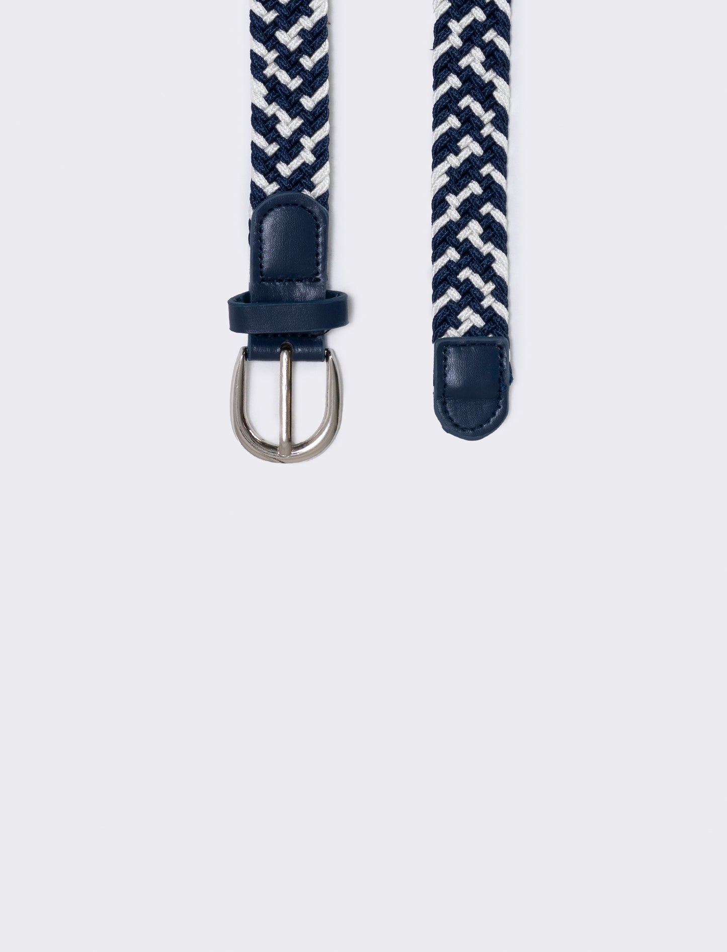 Cintura elastica intrecciata versatile - Blu