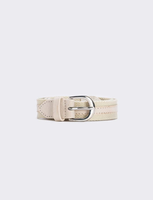 Child's Rope Belt - White
