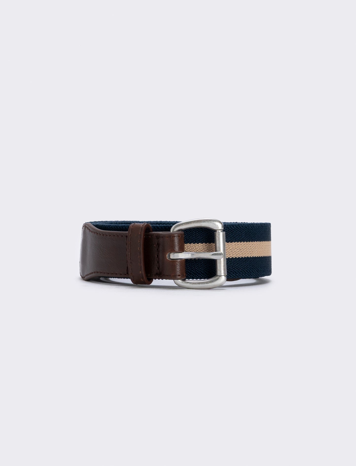 Stylish Striped Elastic Belt - Blue