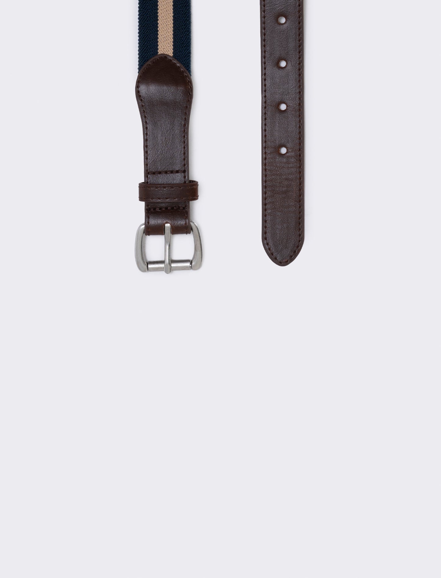 Stylish Striped Elastic Belt - Blue