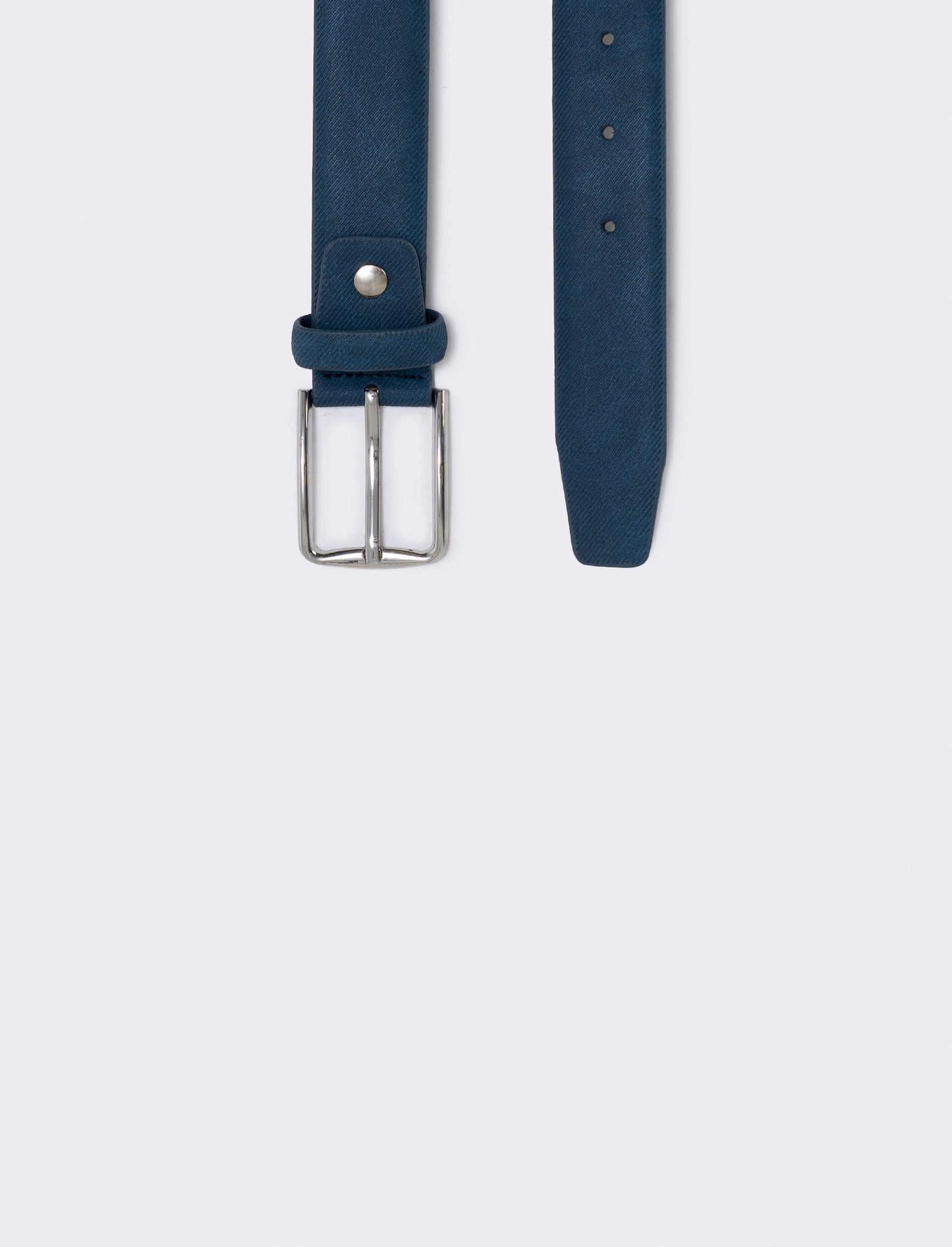 Cintura gommata rigata elegante e versatile - Blu