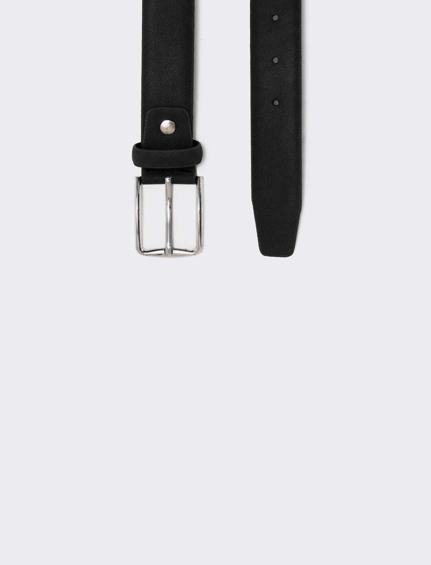 Cintura gommata rigata elegante e versatile - Nero