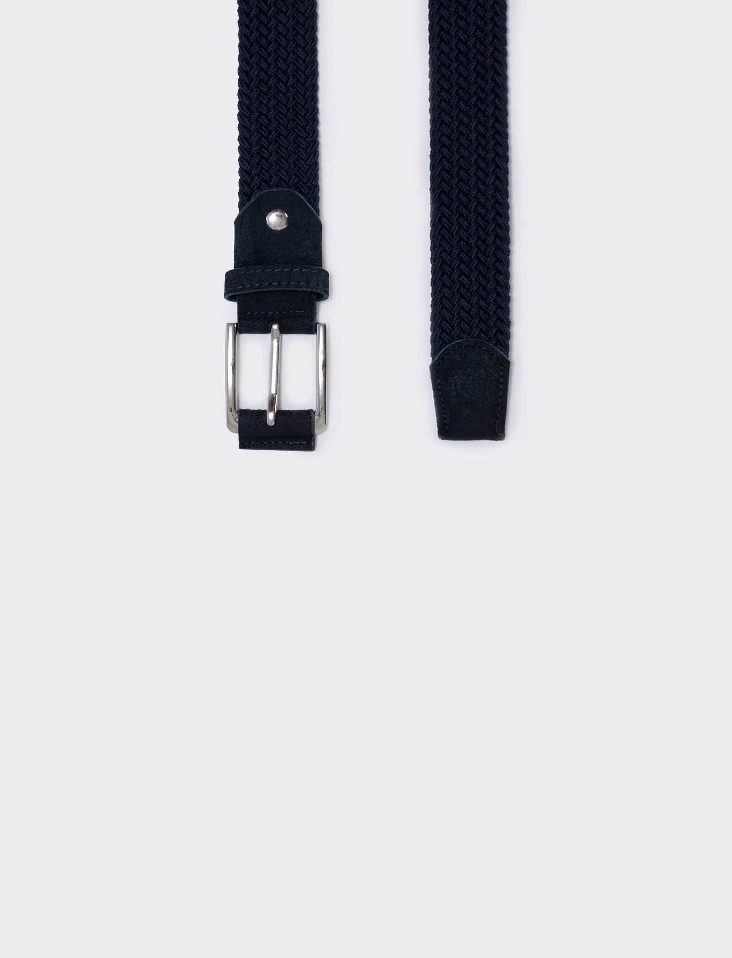 Elegant woven elastic belt - Blue