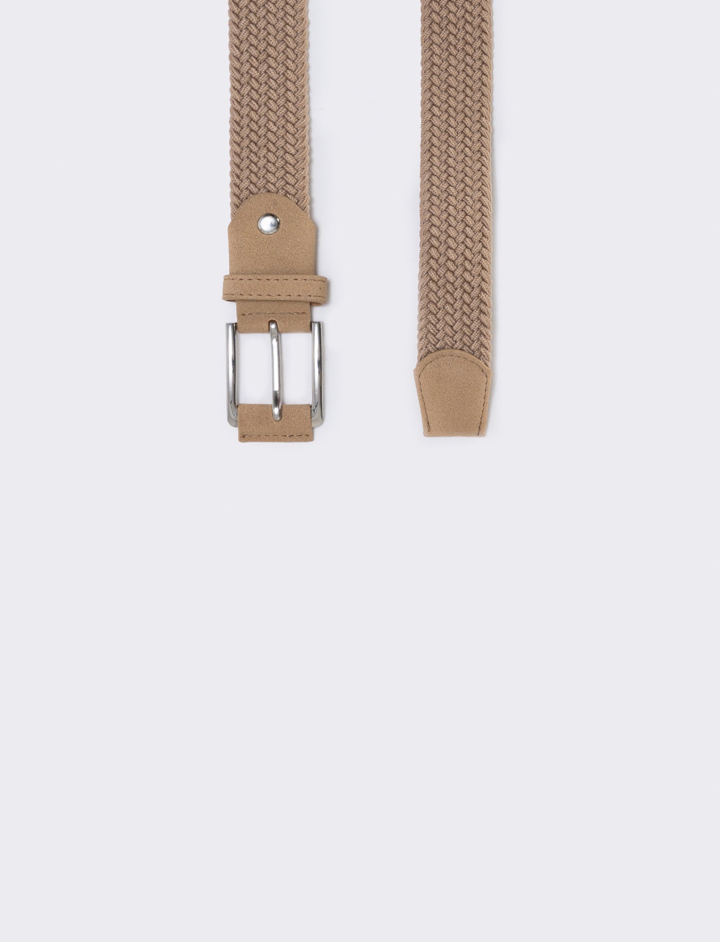 Elegant woven elastic belt - Black