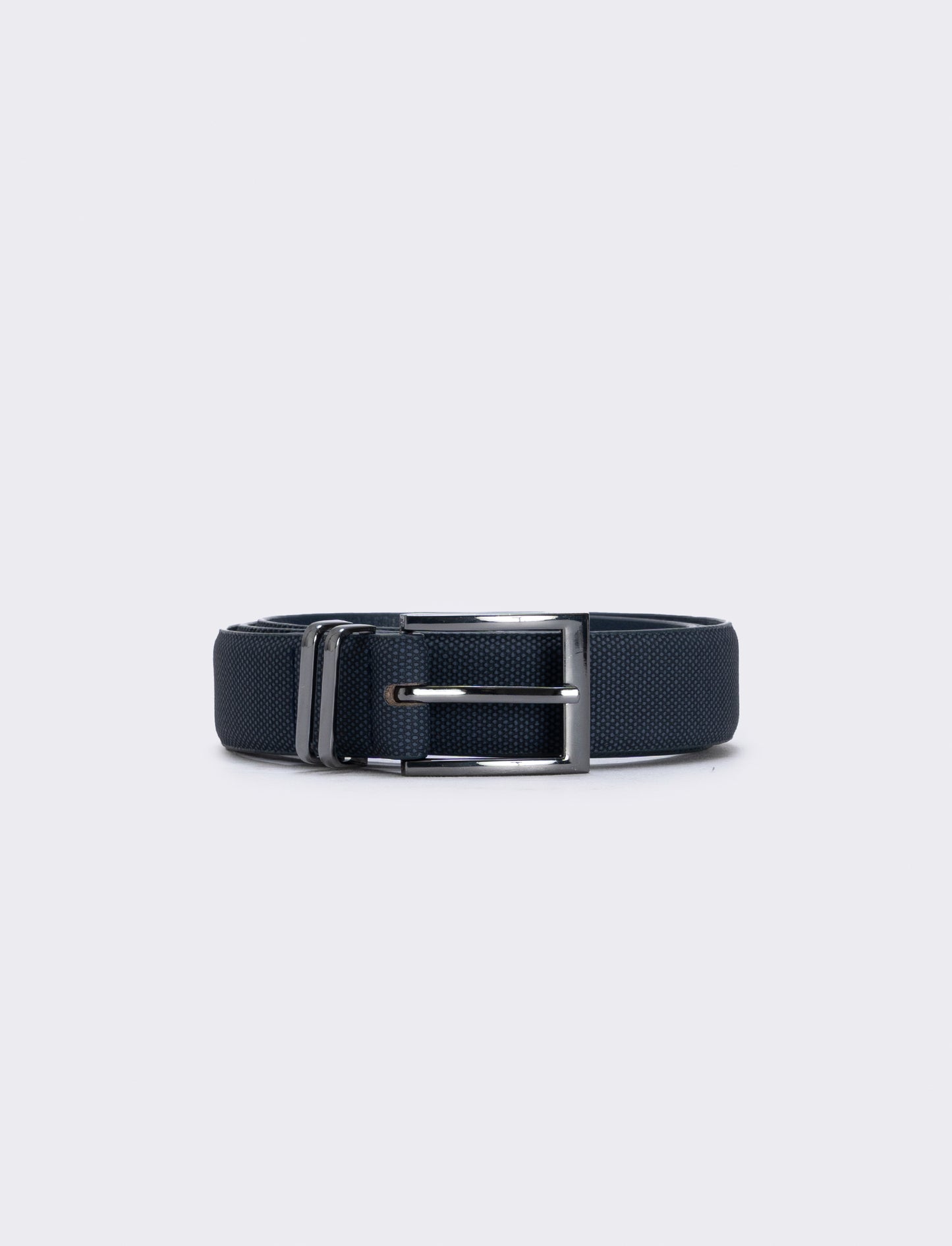 Cintura fusto nido d'ape elegante - Blu navy