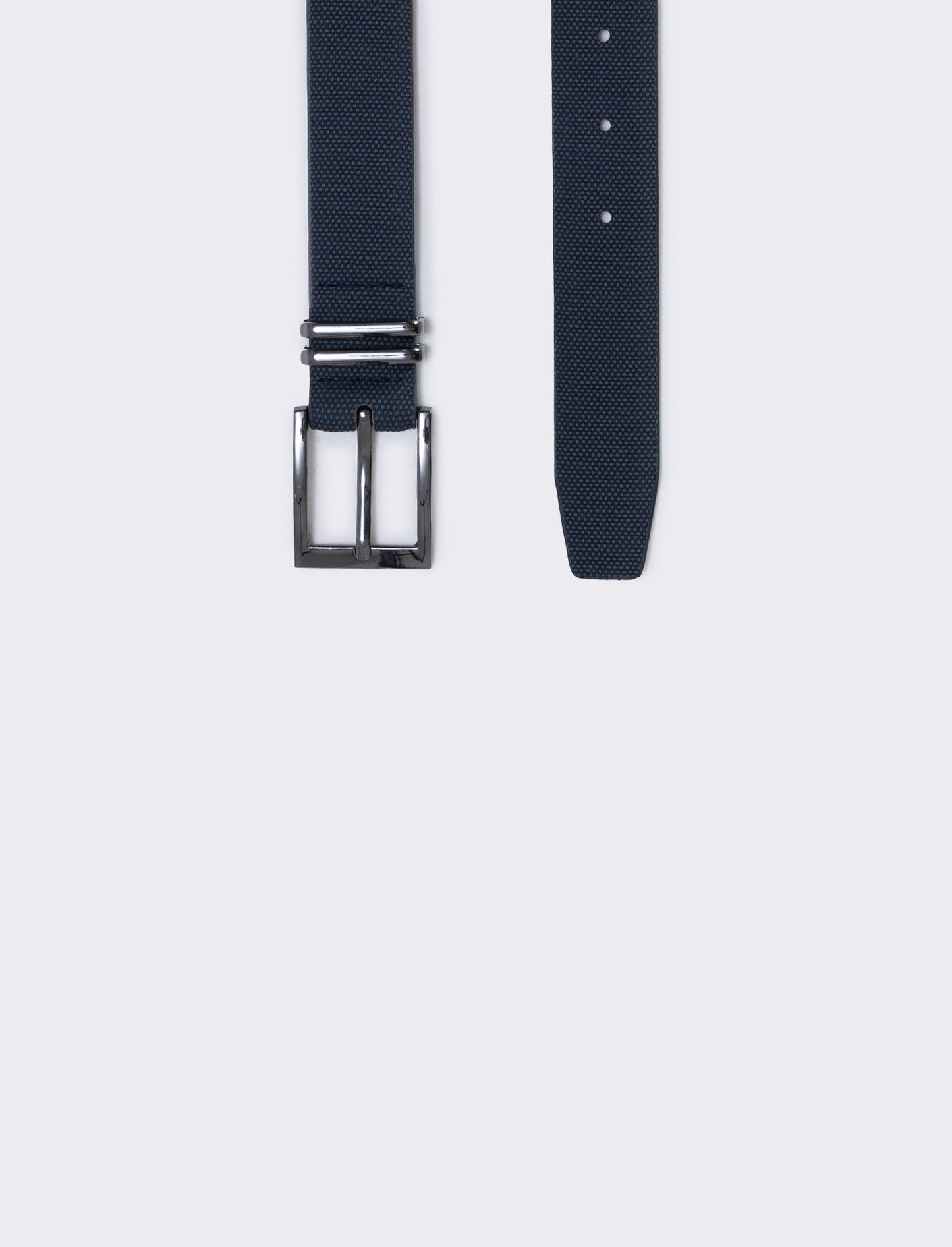 Cintura fusto nido d'ape elegante - Blu navy