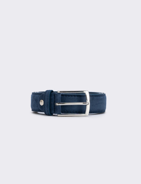 Elegant and durable padded waist belt - Blue