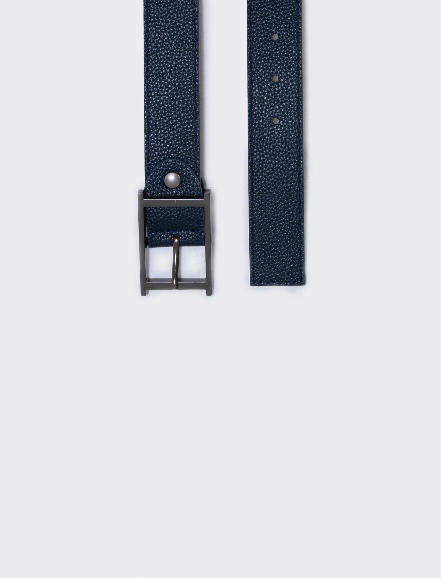 Men's belt with dollar print - Blue