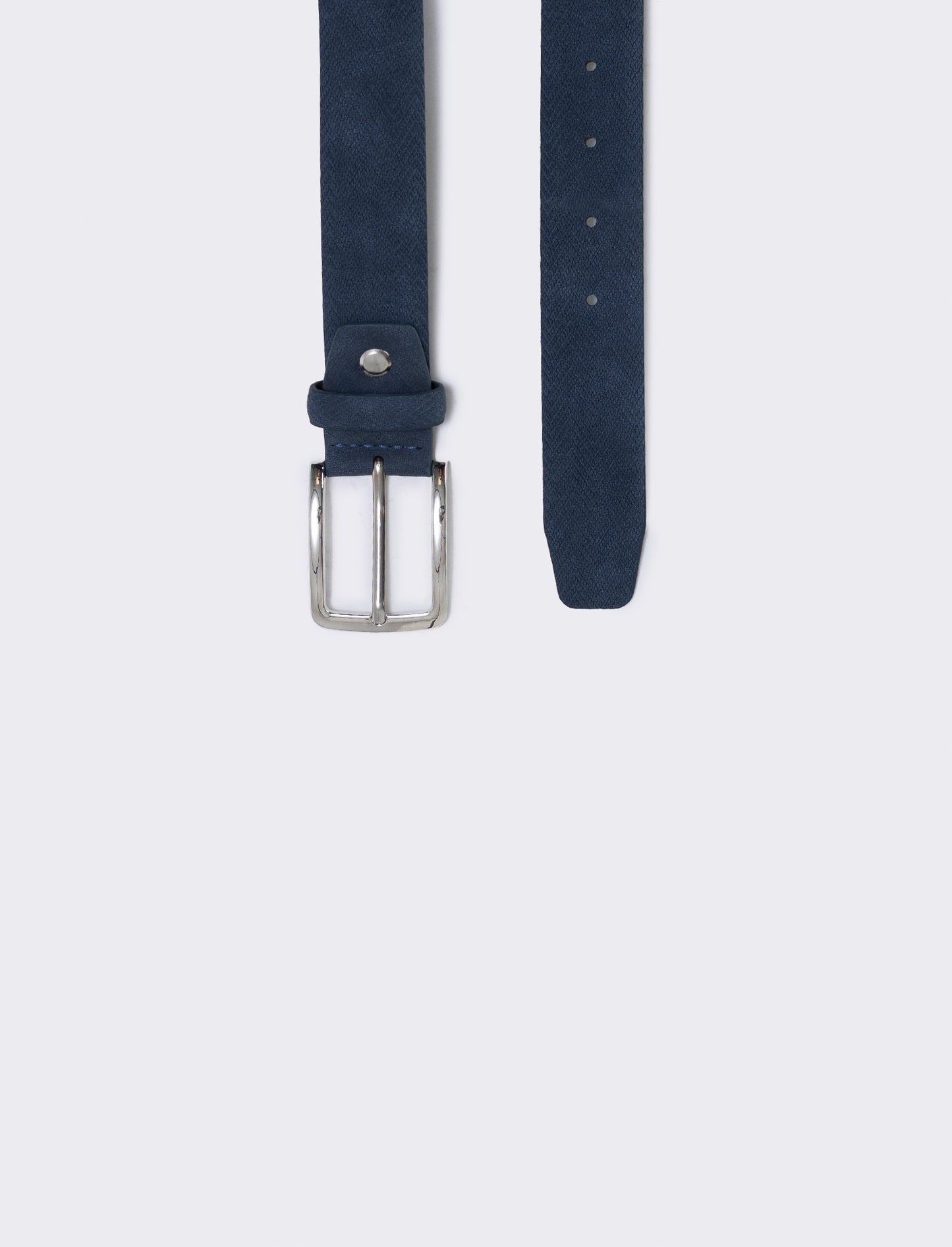Cintura fusto spigato uomo elegante - Blu