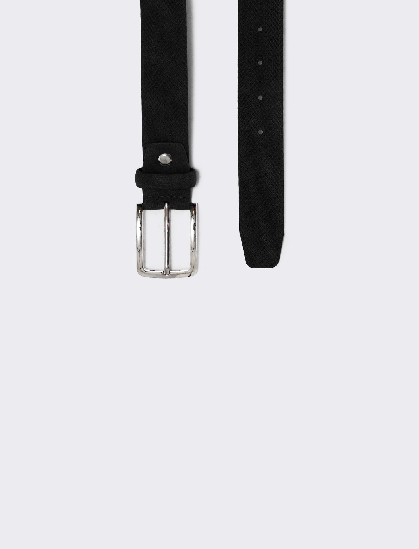 Cintura fusto spigato uomo elegante - Nero