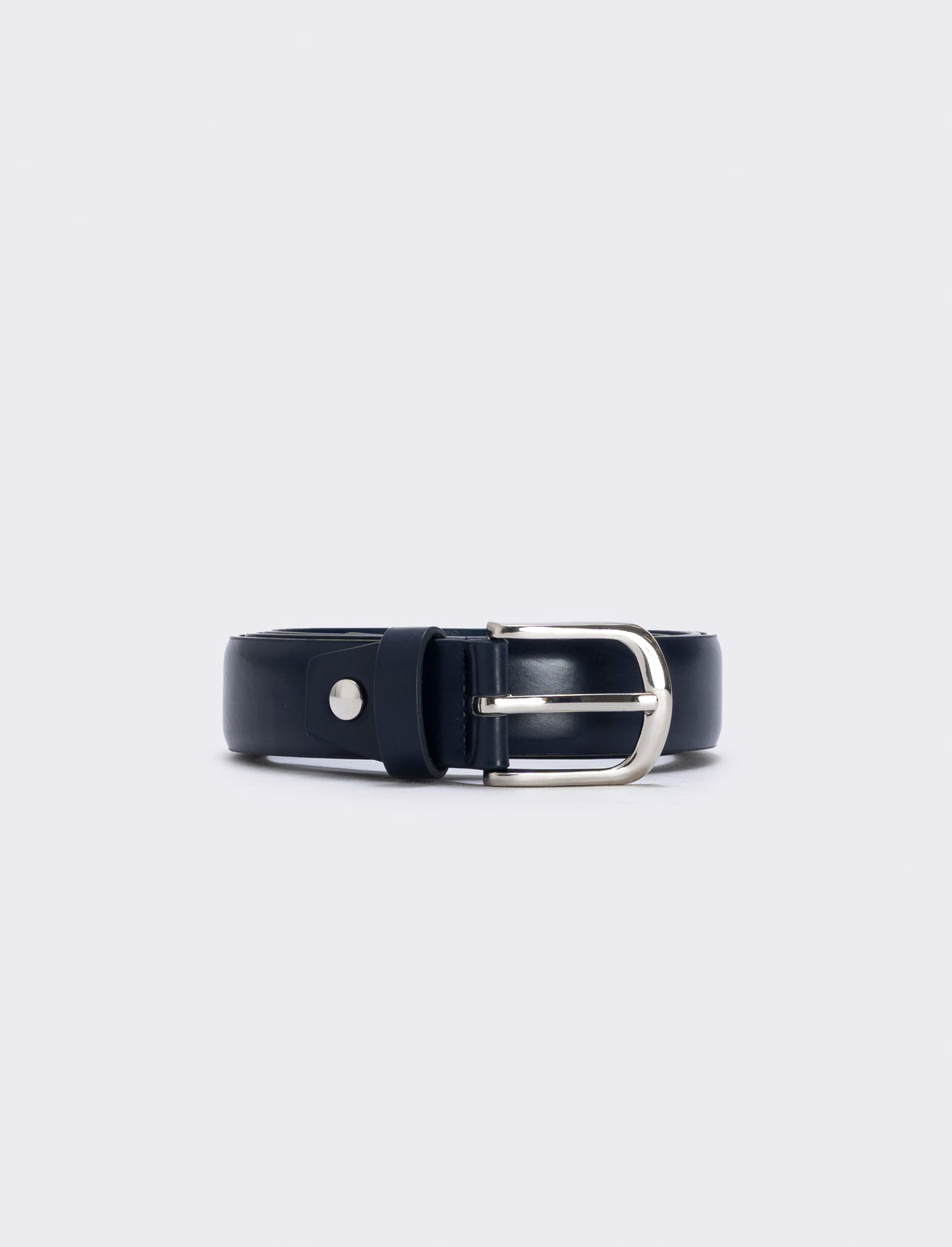 Cintura liscia 3 cm per uomo - Blu