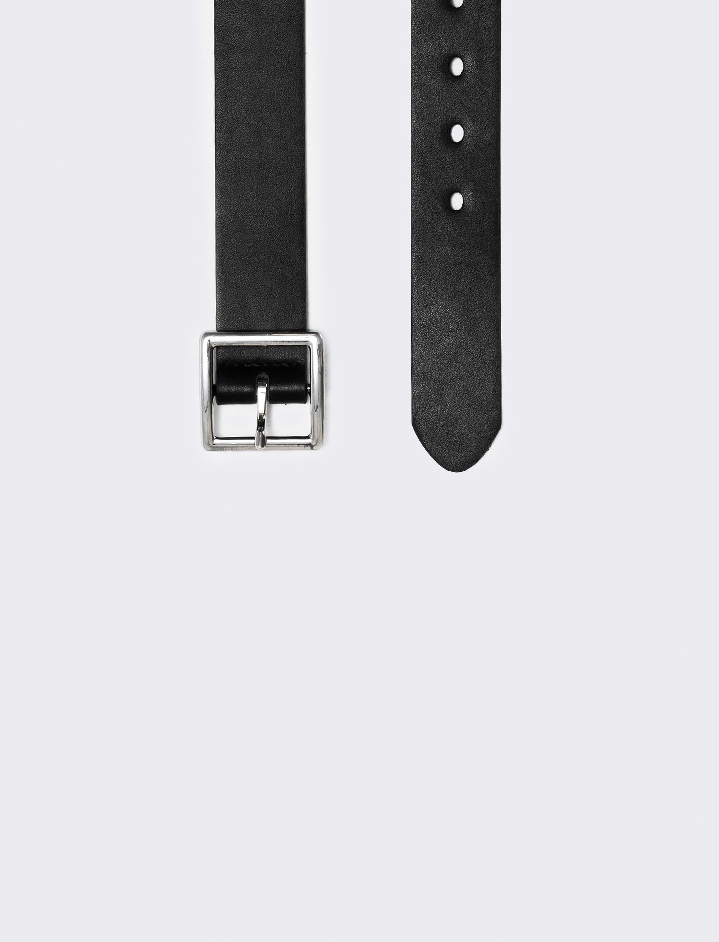 Cintura fibbia satinata elegante e versatile - Nero