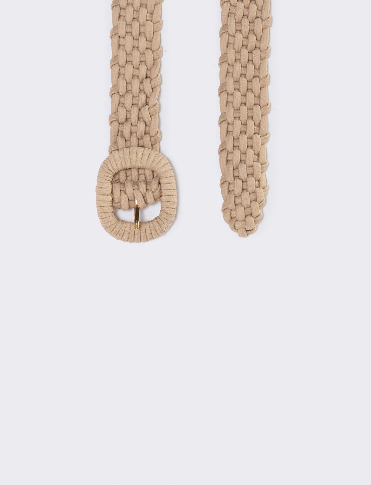Woven elastic belt - Beige