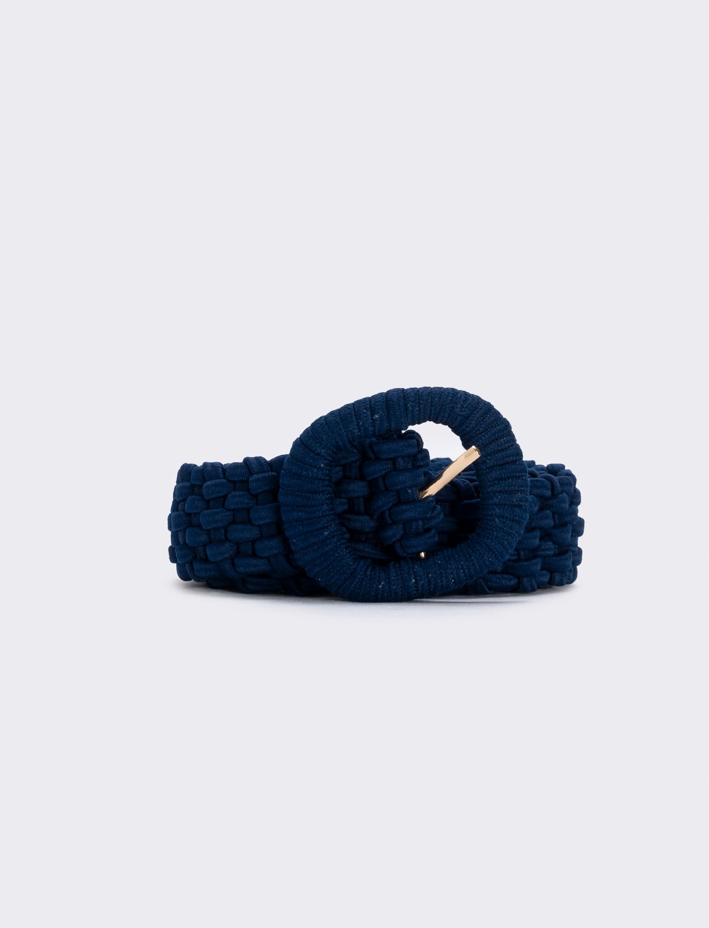 Cintura elastica intrecciata - Blu