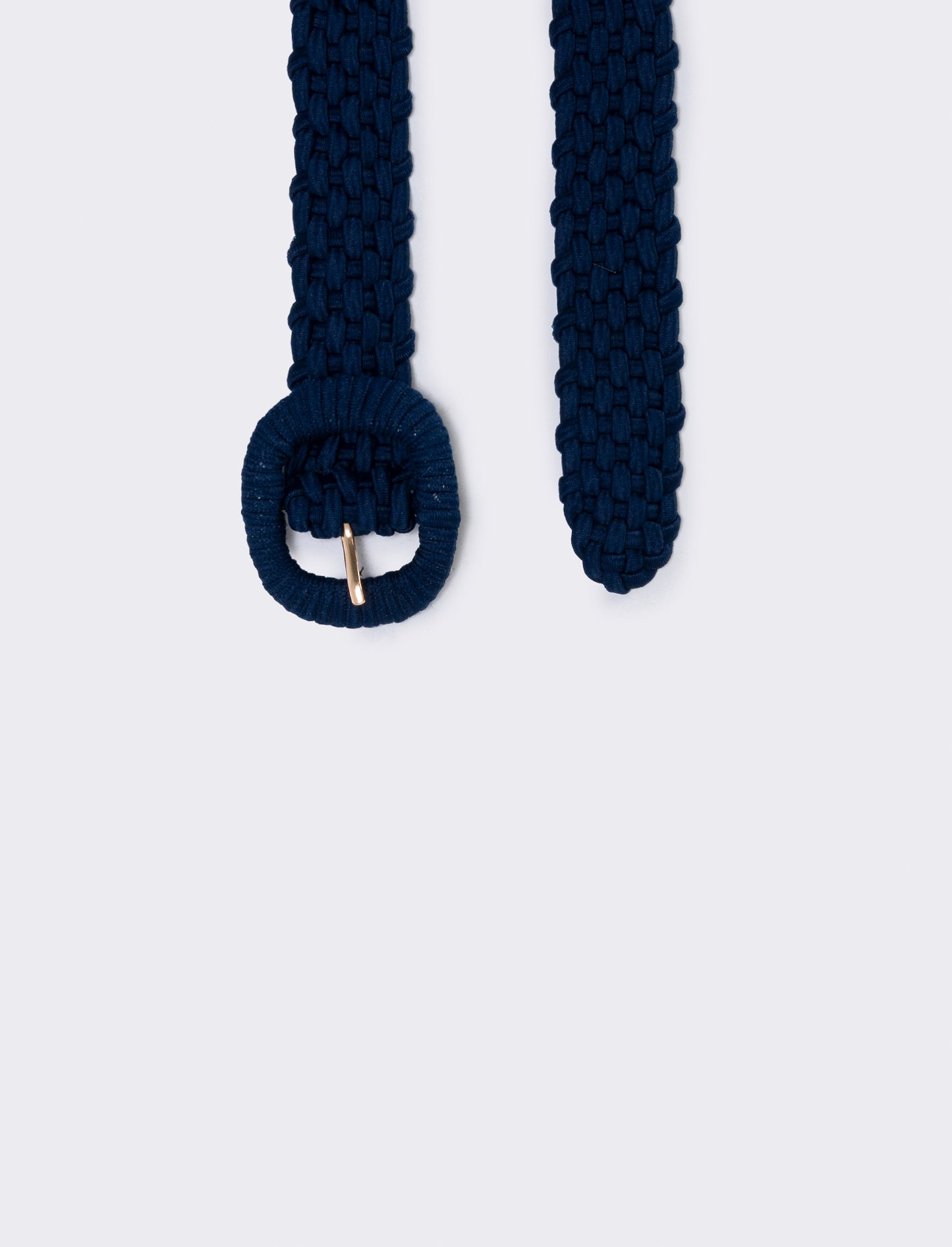 Cintura elastica intrecciata - Blu