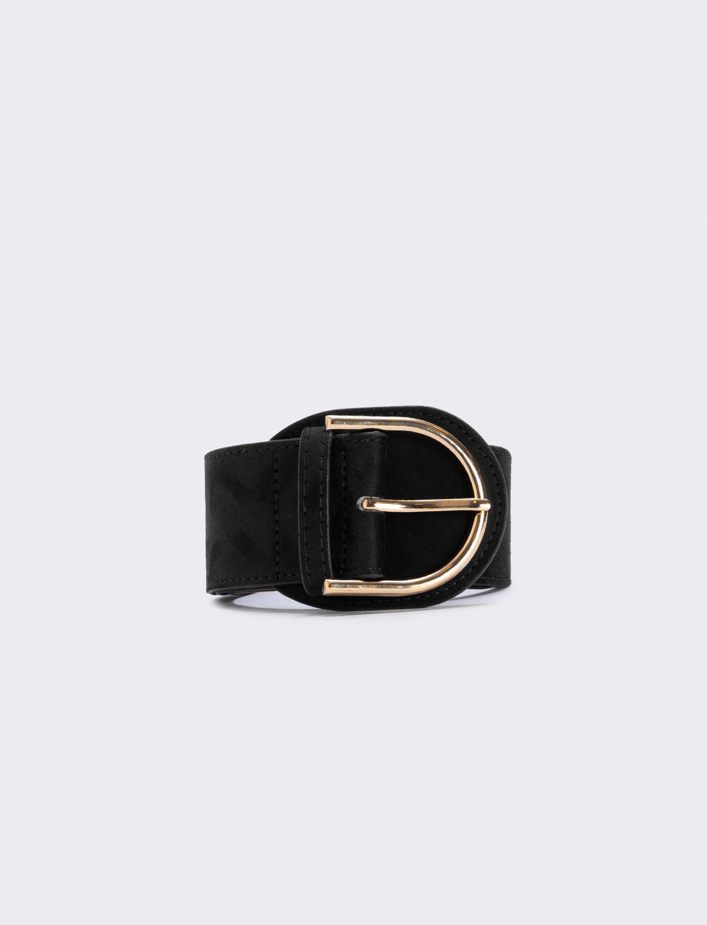 Cintura in suede elegante - Nero