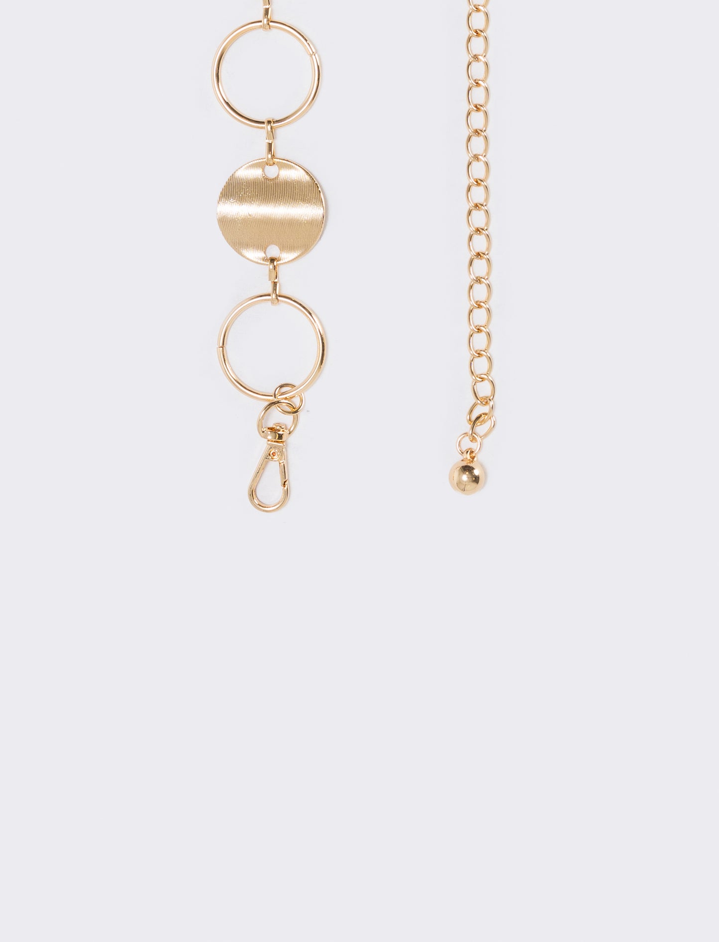 Cintura con cerchi metallici - Oro