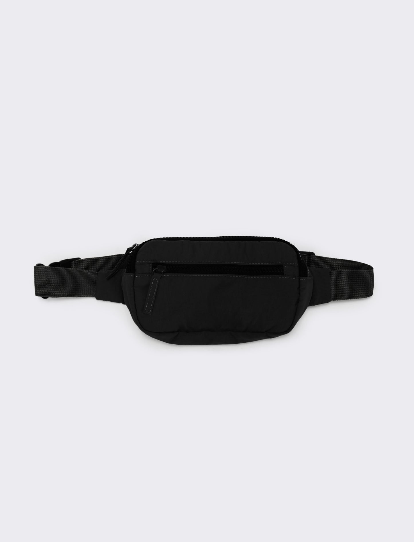 Mini marsupio uomo con zip elegante - Nero