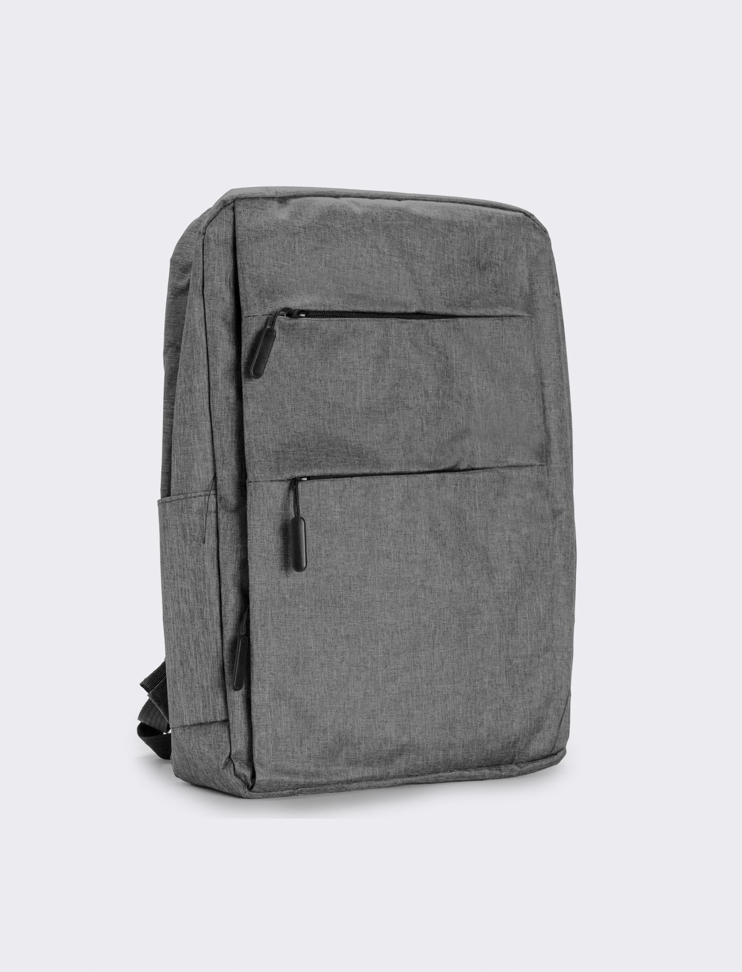 Zaino uomo basic con zip nylon - Grigio