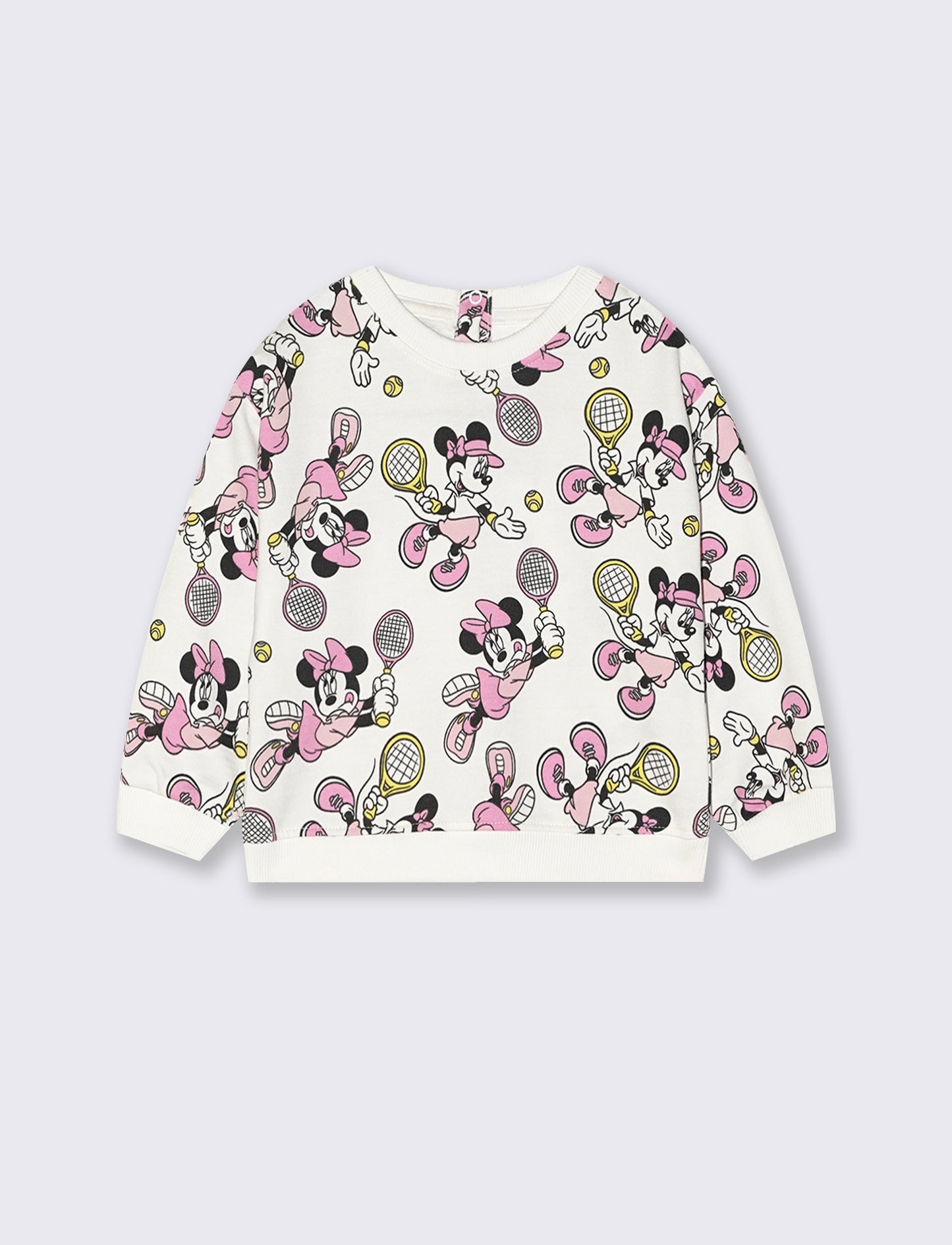 Felpa Minnie girocollo all over tennis - Fantasia