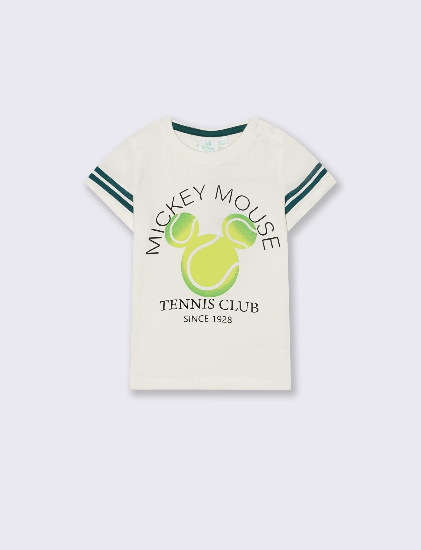 Maglietta stampa Mickey mouse in stile tennis - Bianco