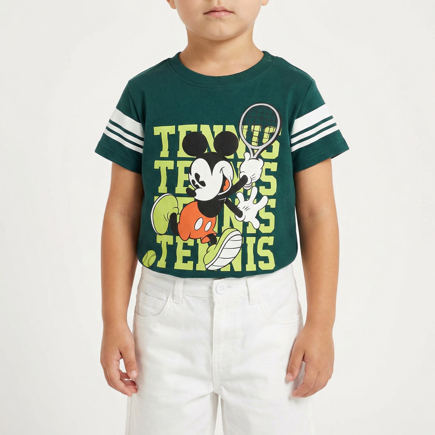 Mickey Mouse Summer Tennis T-shirt - Green