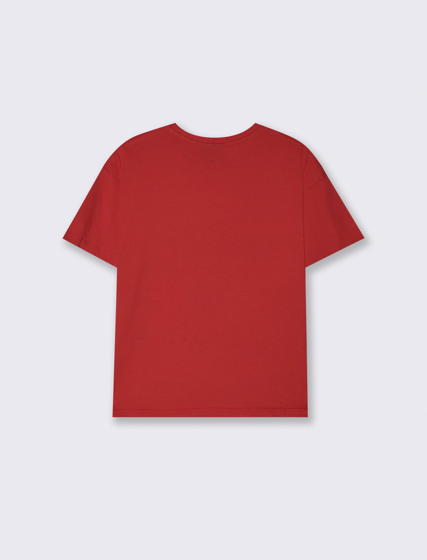 T-Shirt NBA in Cotone per Giovani Fan - Rosso