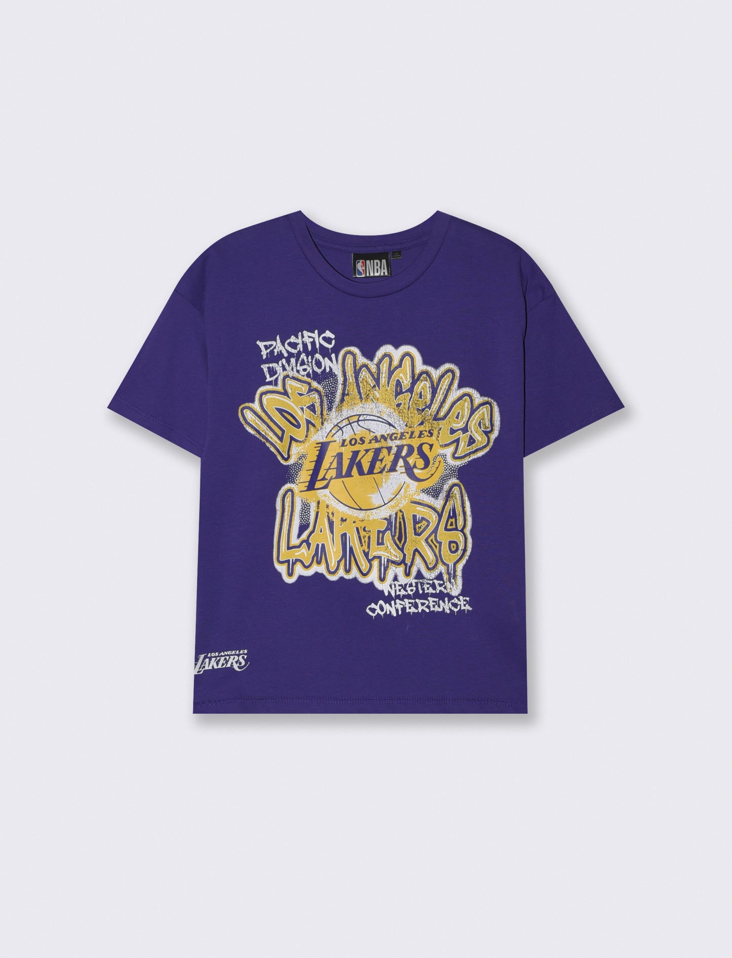 T-Shirt NBA in Cotone per Giovani Fan - Viola