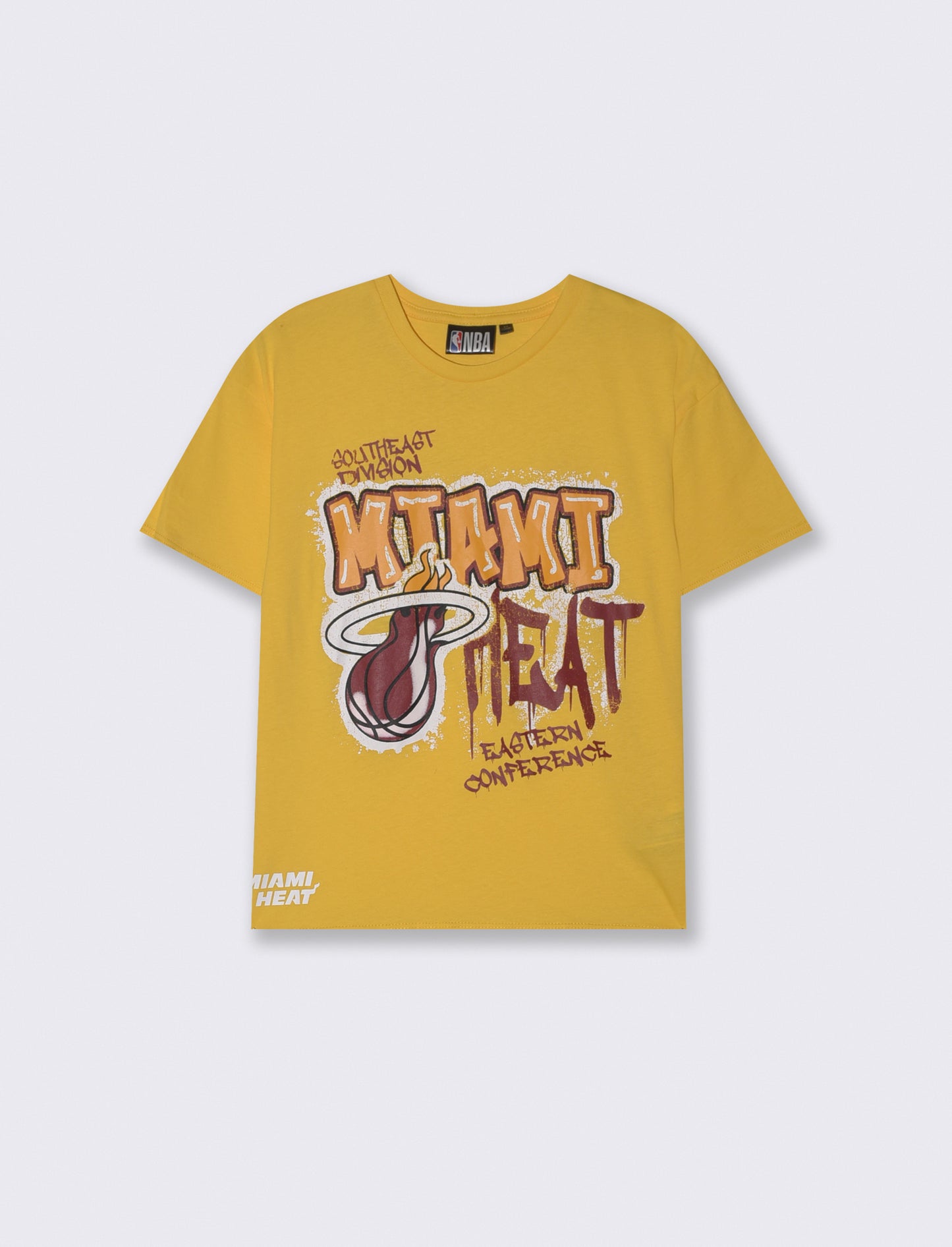 T-Shirt NBA in Cotone per Giovani Fan - Giallo