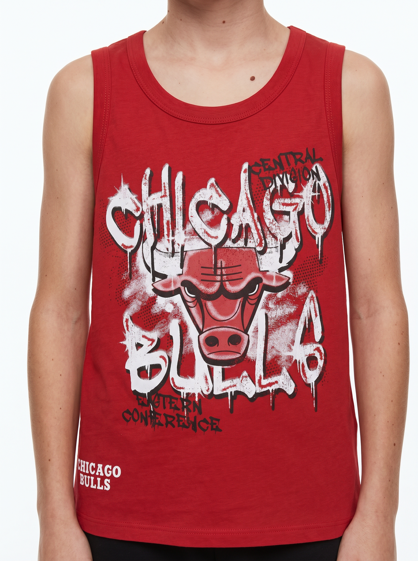 Canotta NBA in cotone trendy e versatile - Rosso