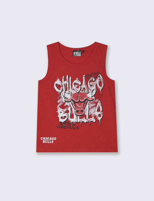 Canotta NBA in cotone trendy e versatile - Rosso