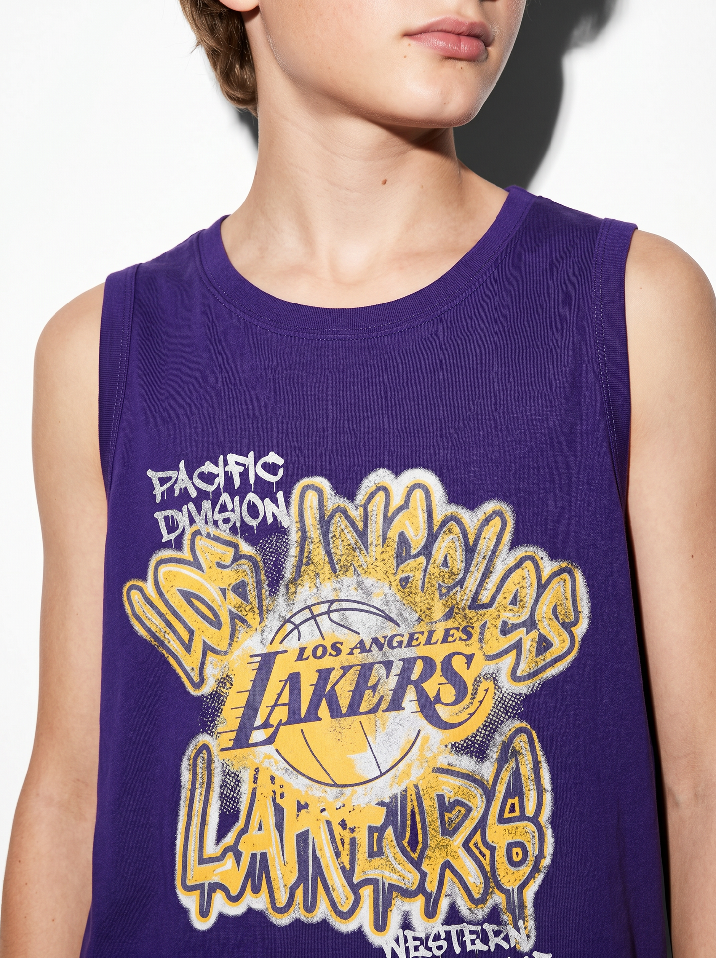 Canotta NBA in cotone trendy e versatile - Viola