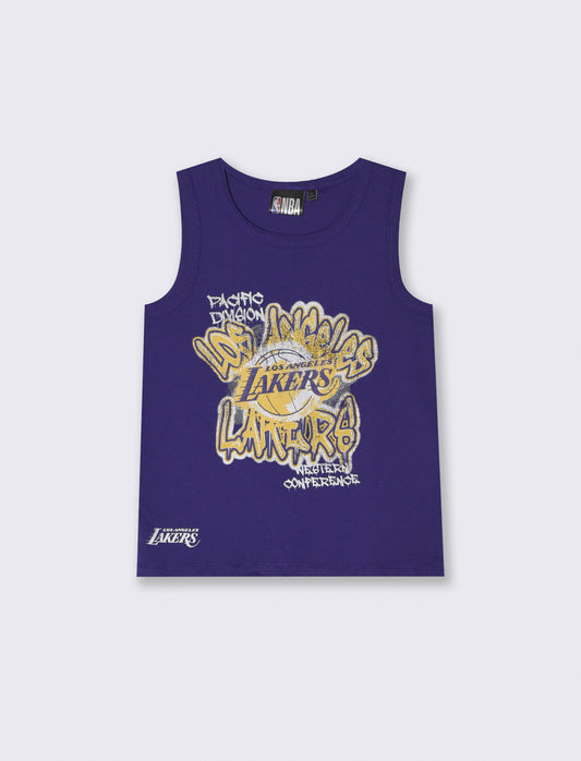 Canotta NBA in cotone trendy e versatile - Viola