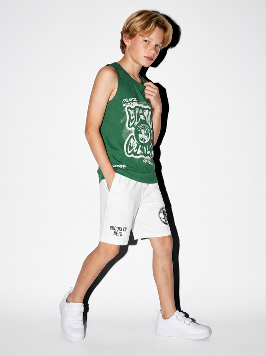 Canotta NBA in cotone trendy e versatile - Verde