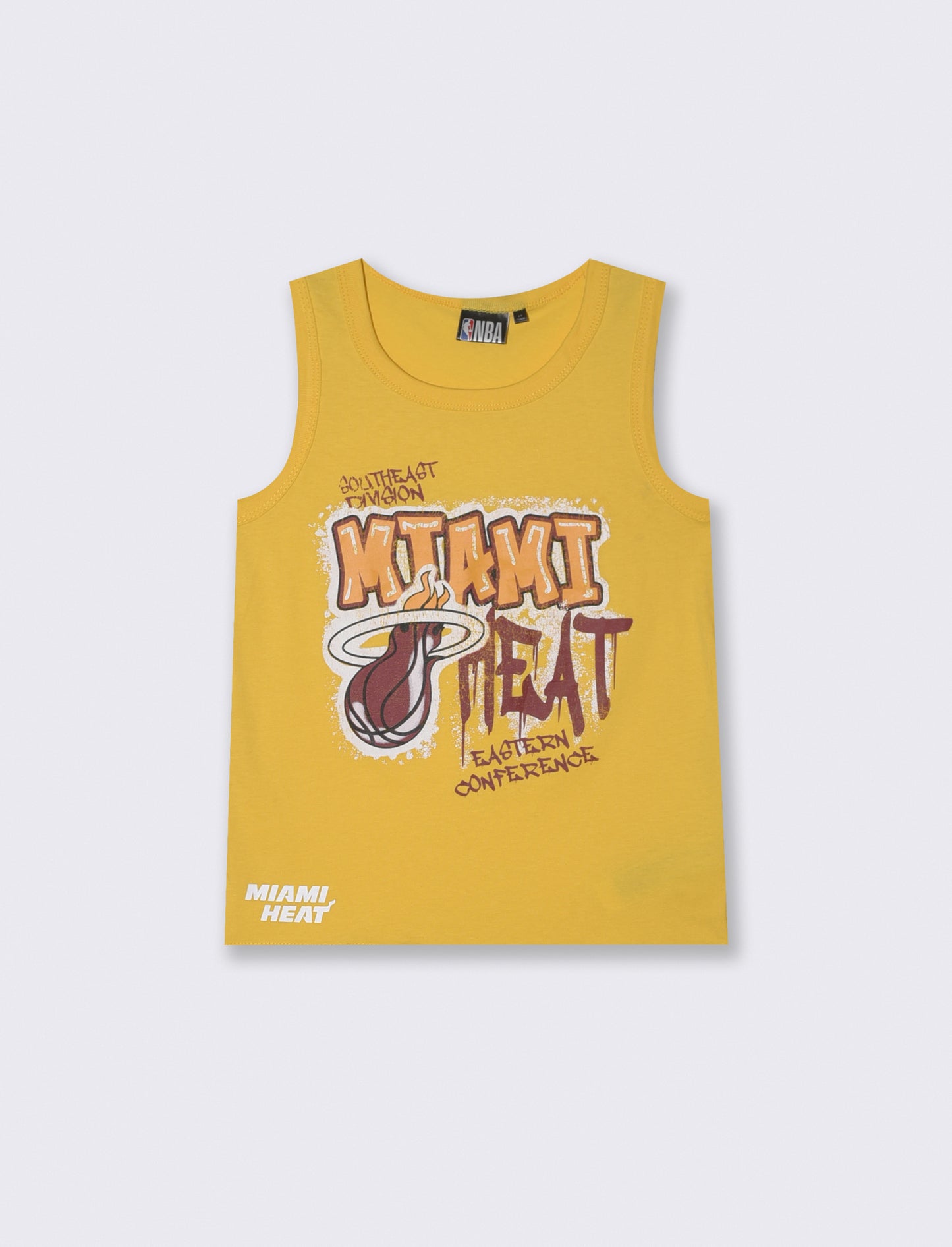 Trendy and Versatile Cotton NBA Tank Top - Yellow