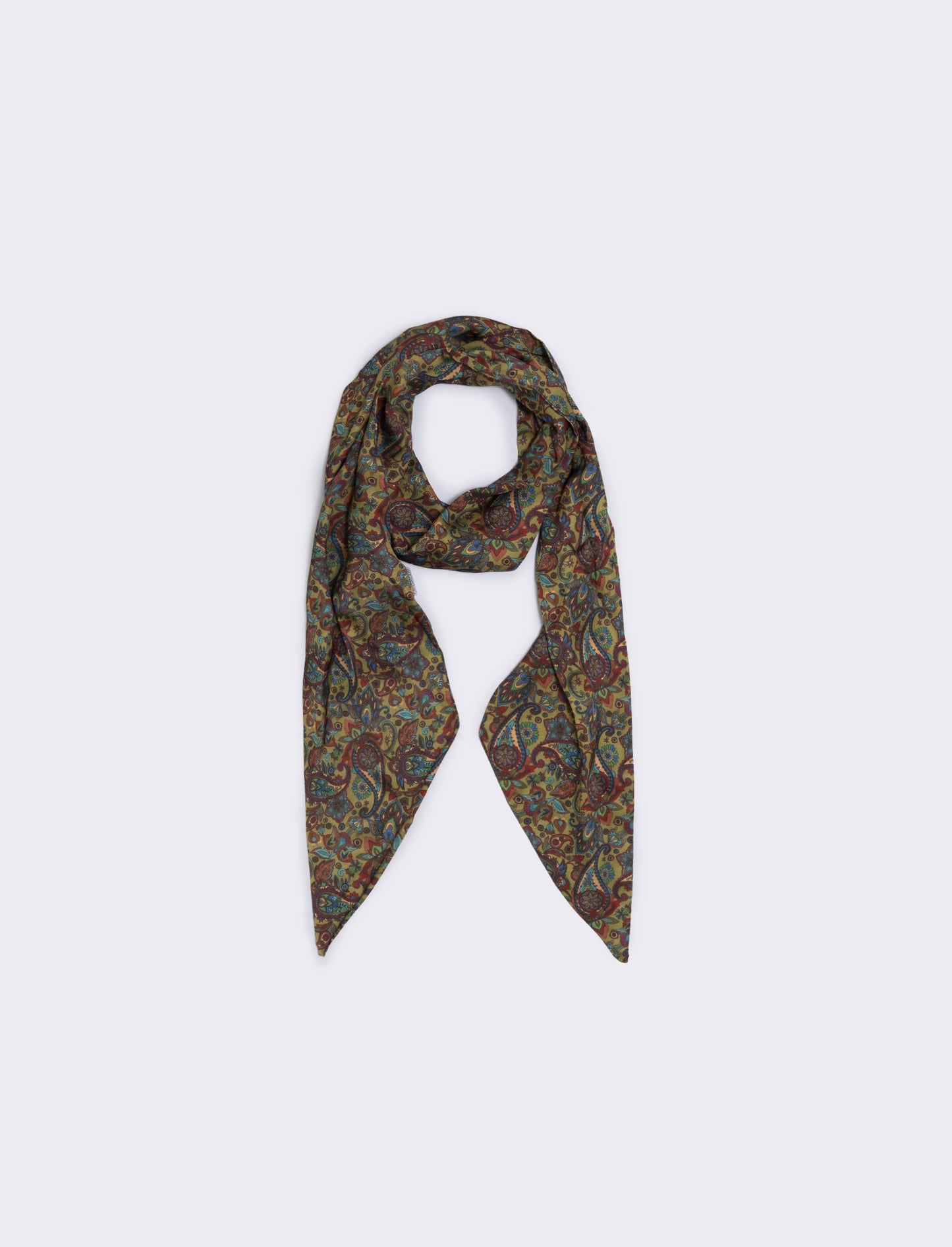 Foulard cravatta in satin per donne - Multicolore