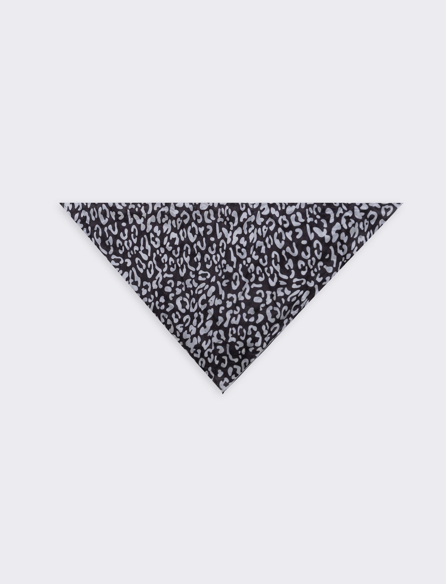 Triangle Satin Scarf - Animalier